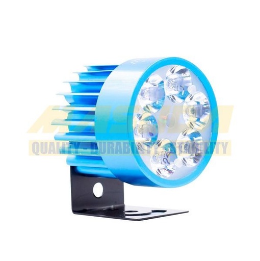 [FOB-3216-1571A] FARO AUXILIAR LEDS P/MOTOCICLETA IR1571 8-80V 6W AZUL