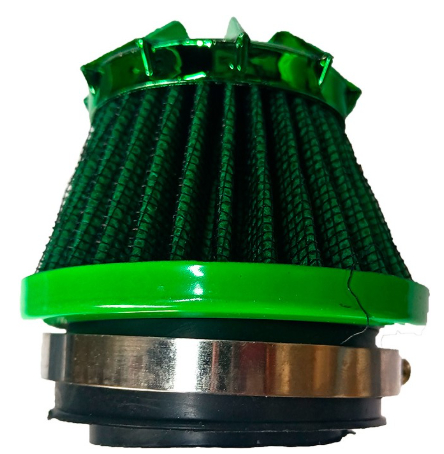 [FIL-2600-0045V] FILTRO AIRE UNIVERSAL CONICO CORTO 35/42/48MM VERDE