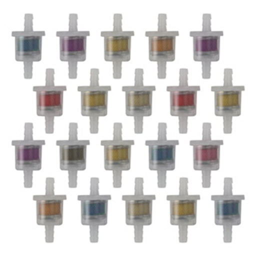 [36-7232-020] FILTRO GASOLINA UNIVERSAL MALLA ALUMINIO CORTO POR PIEZA