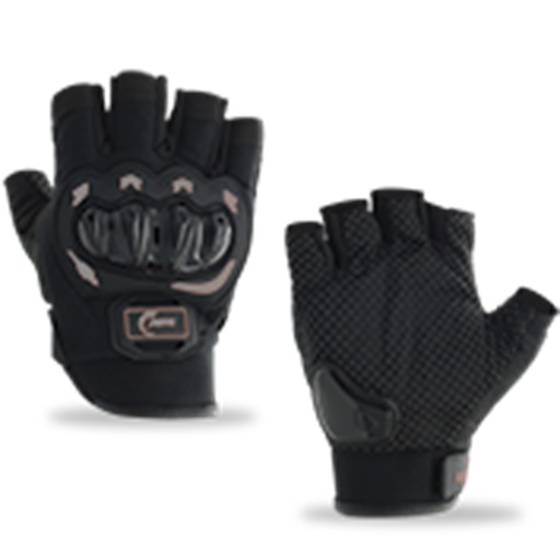 [RS-GUA-17002GR-XL] GUANTE MEDIO DEDO CON PROTECCION COLOR GRIS EXTRA GRANDE