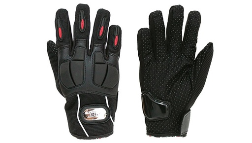 [GUA-7107-0072C] GUANTE P/ MOTOCICLISTA IRON RACING PILOTO NEGRO TALLA XL