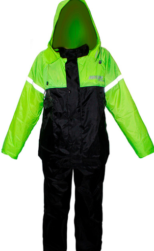 [IMP-7314-0025] IMPERMEABLE C/PANTALON (2 PZAS) MSD-803 VERDE TALLA EEG