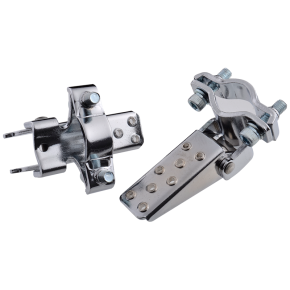 [MOTPP13] PLATAFORMA POSA-PIES PLEGABLE ACERO CROMADO (UNIVERSAL) P/HORQUILLA