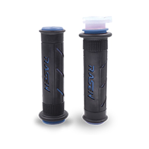 [RS-PUN-10011BU] PUÑO DE CAUCHO TIPO RANURADO (AZUL)