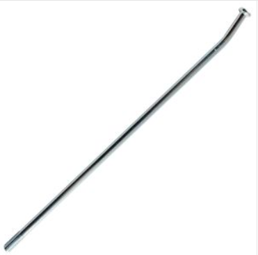 [RAY-033] RAYOS  TRASEROS INTERIOR Y EXTERIOR CON NIPLE 196.5 x 4 mm  / 163 x 4mm - DM-150 ROJA 18-20