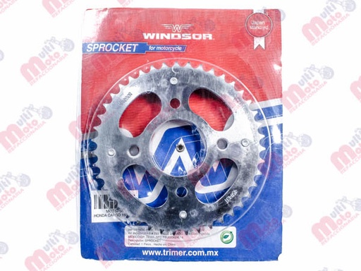[MOTSP56] SPROCKET TRAS. "WINDSOR" P/HONDA CARGO 1