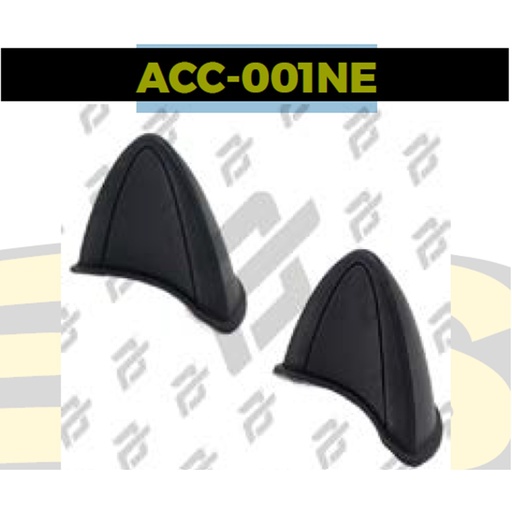 [ACC-001NE] OREJAS DE GATO PARA CASCO DE SILICON NEGRO UNIVERSAL PARA TODO TIPO DE CASCOS