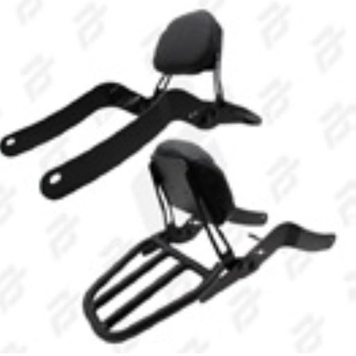 [PAR-086] RESPALDO CON PARRILLA PORTABULTOS NEGRO MATE VN ROCKETMAN-250 / VN ROCKETMAN-250CR