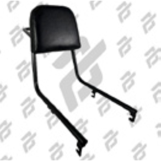 [PAR-045] Respaldo Con Parrilla Portabultos Negro Mate IT SPITFIRE- 200