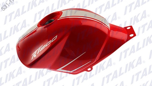 [F17010161] TANQUE COMBUSTIBLE ROJO BLANCO RT200 GP