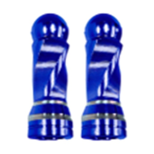 [RS-GRL-12038BU] TAPON DECORATIVO PARA VALVULA EN FORMA RODONDO (AZUL)