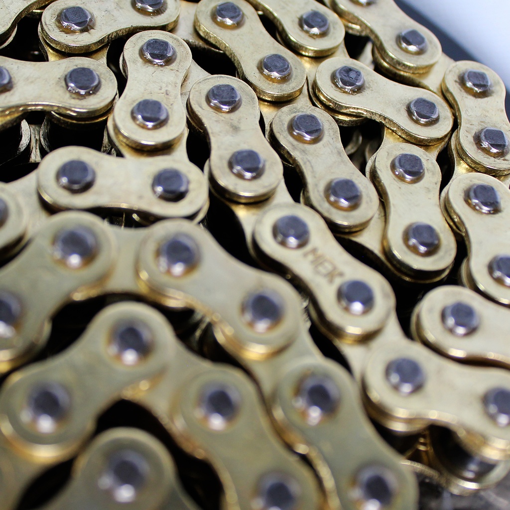 CADENA 428H-136 DORADA REFORZADA PREMIUM MEK