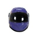 CASCO DE MOTOCICLISTA INFANTIL MEK FANTASY PURPURA C/LUZ