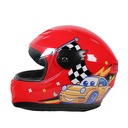CASCO DE MOTOCICLISTA INFANTIL MEK CHAMPION ROJO C/LUZ