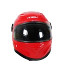 CASCO DE MOTOCICLISTA INFANTIL MEK CHAMPION ROJO C/LUZ