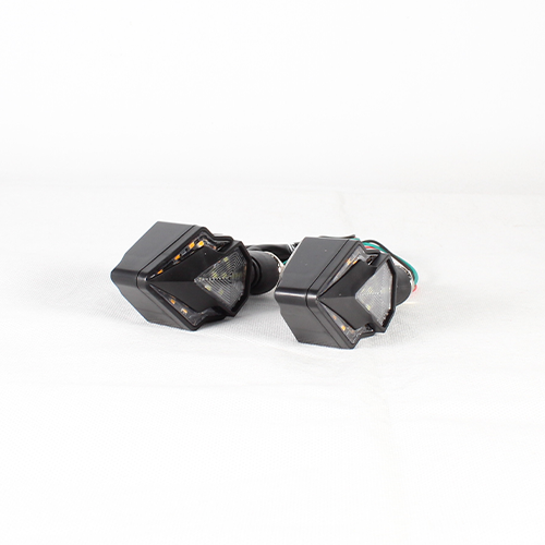 DIRECCIONAL LED SECUENCIAL TIPO DIAMANTE AMAR-BLANCO UNIVERSAL