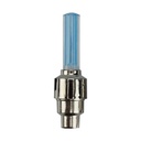 TAPON VALVULA LLANTA CON LUZ SET AZUL