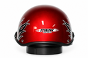 CASCO CACHUCHA ADULTO MEK NEGRO/ROJO DARK FLAME TALLA L