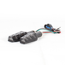 DIRECCIONAL LED SECUENCIAL TIPO RAYO AMAR-ROJO UNIVERSAL