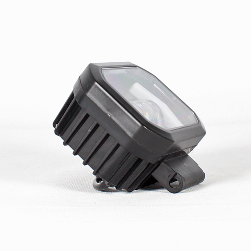 FARO AUXILIAR LED CON LUPA CON 3 LED CON OJO DE ANGEL ROJO Y DIRECCIONAL AMARILLA CON LUZ BLANCA FIJA Y ESTROBO