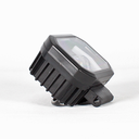 FARO AUXILIAR LED CON LUPA CON 3 LED CON OJO DE ANGEL ROJO Y DIRECCIONAL AMARILLA CON LUZ BLANCA FIJA Y ESTROBO