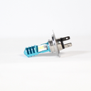 FOCO DE FARO 12 HIPER LED POTENTE H4 CARCASA AZUL LUZ BLANCA