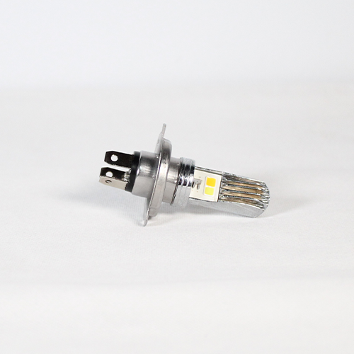 FOCO DE FARO CROMADO LED H4 AMAR-BLANCO