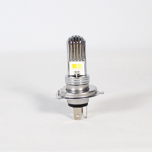 FOCO DE FARO CROMADO LED H4 AMAR-BLANCO