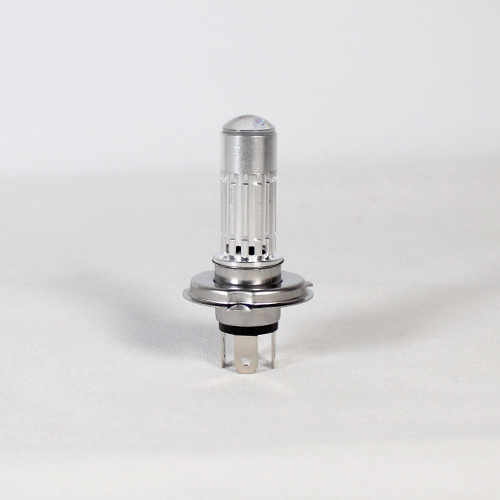 FOCO DE FARO H4 CON LUPA HIPER LED AMARILLO Y BLANCO