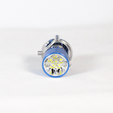 FOCO DE FARO LED H4 6 LED LUZ BLANCA CON CARCASA AZUL