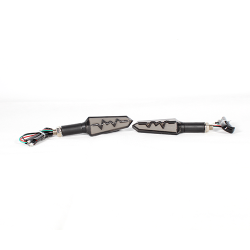 DIRECCIONAL LED MINI TIPO RAYO SECUENCIAL AMAR-BLANCO UNIVERSAL
