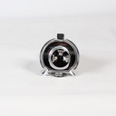 FOCO DE FARO LED H4 CON DOBLE LUZ BLANCA Y AMARILLA CON CARCASA PLATA