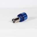 FOCO DE FARO LED MEDIA VUELTA 6 LED LUZ BLANCA CON CARCASA AZUL