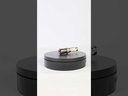 FOCO DE FARO LED MEDIA VUELTA CON DOS COLORES AMAR-BLANCO CARCASA PLATA