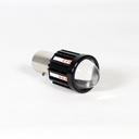 FOCO DE FARO LED MEDIA VUELTA CON LUPA LUZ BLANCA Y AMARILLA CON LED LATERALES ROJO Y AZUL