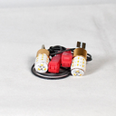 FOCO DE PELLIZCO 54 HIPERLED DUO AZUL-AMA