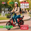 BICICLETA ELECTRICA MM-61 RAPTOR / ROJO