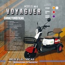 BICICLETA ELECTRICA X3-2 VOYAGUER / ROJO