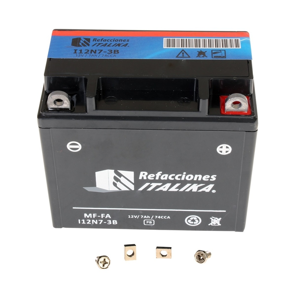 [F06010048] BATERIA ITALIKA MF-FA I12N7-3B ATV150 FORZA150 FT150 RC150