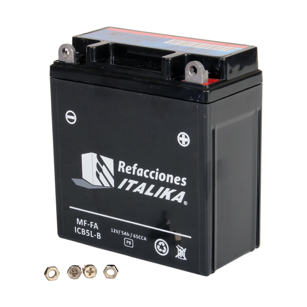 [F06010051] BATERIA ITALIKA MF-FA ICB5L-B ARGENTA 110 AT110 XT110