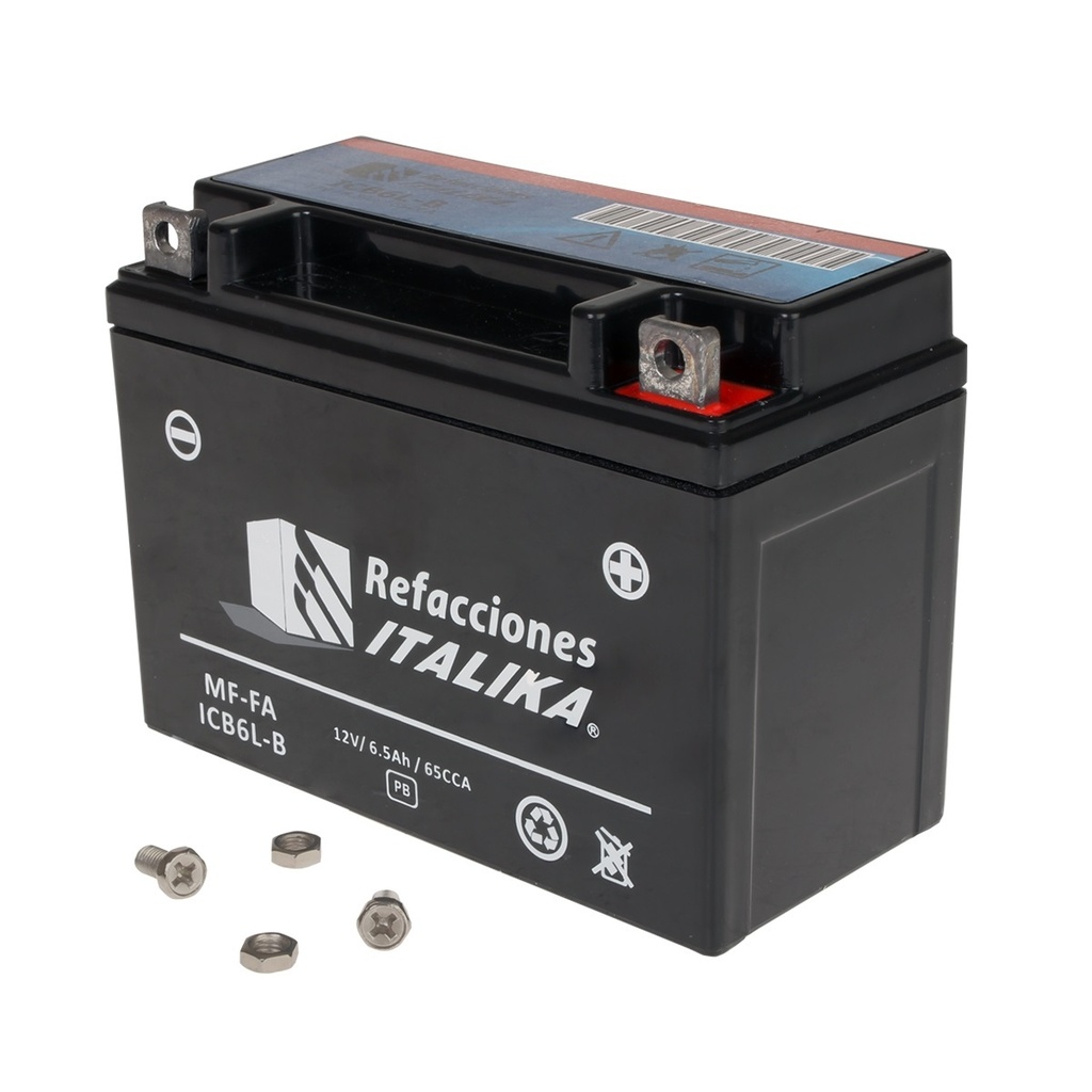 [F06010049] BATERIA ITALIKA MF-FA ICB6L-B AT110 FORZA125 FT125 XFT125