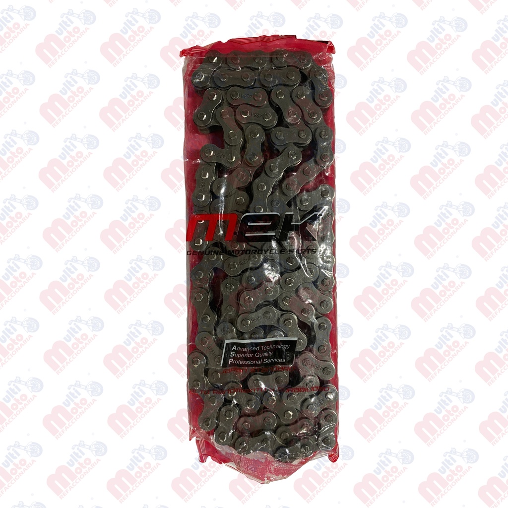 [3000080] CADENA 428H-126L REFORZADA COLOR GRIS MEK