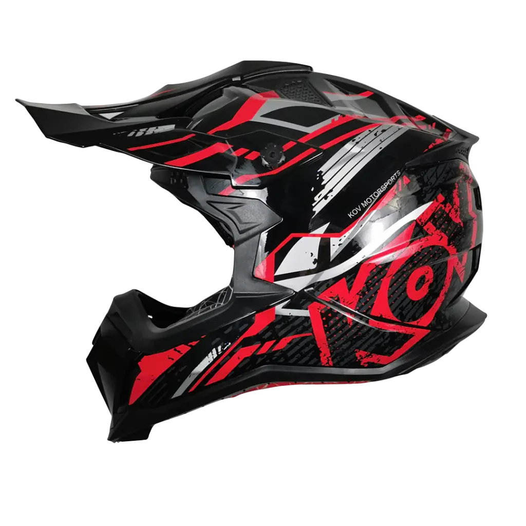 [7502305891350] KOV CASCO CROSS DIRT ROJO L