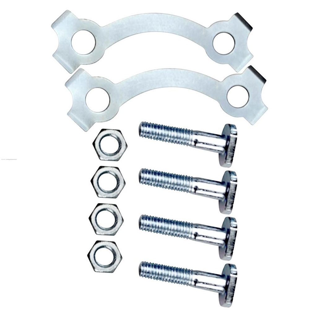 [1501-1014] BIRLO/TORNILLO ENGRANE TRASERO PROMOTO CON TUERCA (4 PIEZAS) TIPO OEM ITALIKA FT125 ROJA /FT150S/DT125/150