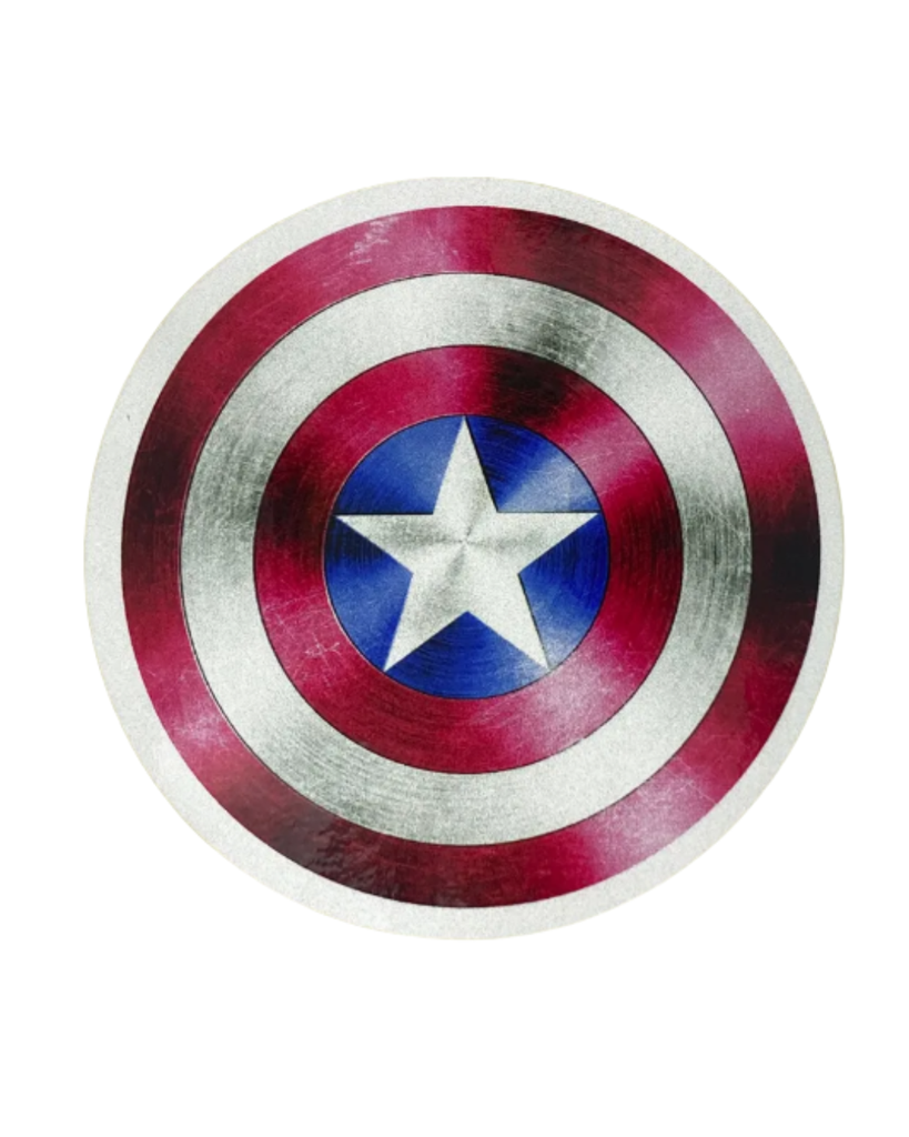 CALCOMANIA GRANDE ESTRELLA CAPITAN AMERICA