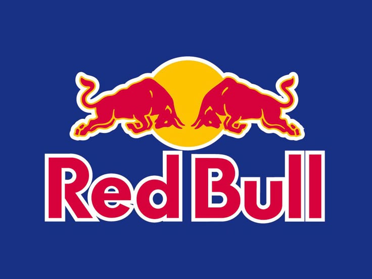 CALCOMANIA GRANDE LETRAS RED BULL EN FONDO AZUL/PLATA