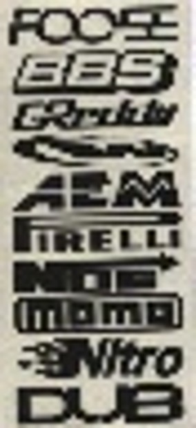CALCOMANIA GRANDE MULTIMARCA NEGRO