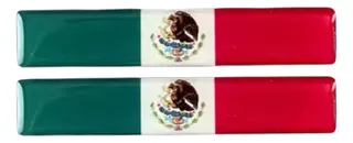 CALCOMANIA HORQUILLA BANDERA MEXICANA