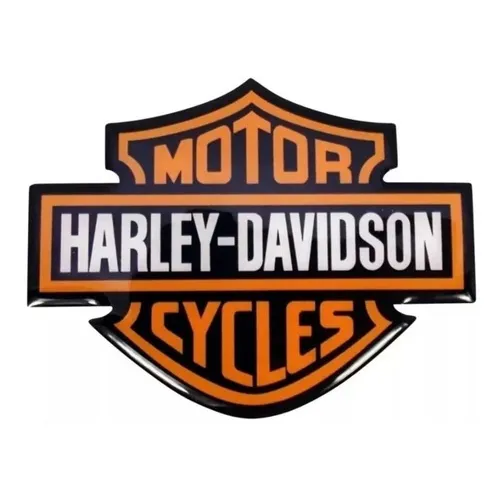 CALCOMANIA MEDIANA ACRILICO ESCUDO HARLEY DAVIDSON
