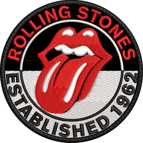 CALCOMANIA MEDIANA ACRILICO ESCUDO ROLLING STONE